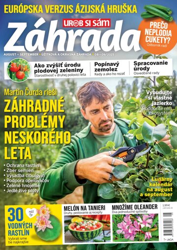 Obálka e-magazínu Záhrada 2025 08