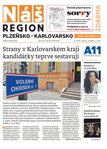 Obálka e-magazínu Náš Region - Karlovarsko 23/2026