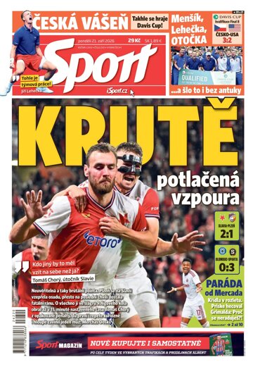 Obálka e-magazínu Sport 21.9.2026