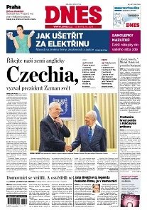 Obálka e-magazínu MF Dnes 8.10.2013