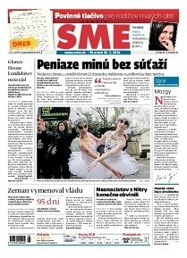 Obálka e-magazínu SME 30.1.2014
