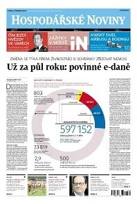 Obálka e-magazínu Hospodářské noviny 131 - 9.7.2014