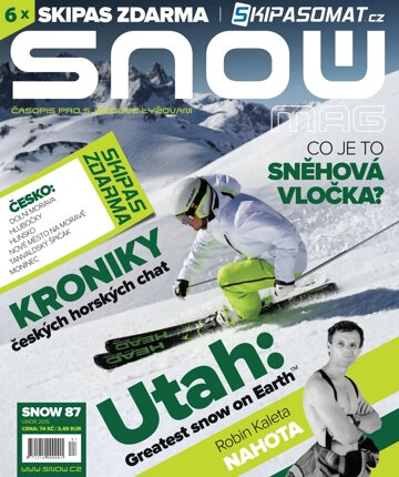 Obálka e-magazínu SNOW 87 - únor 2014