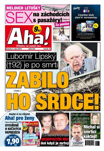 Obálka e-magazínu AHA! 3.10.2015