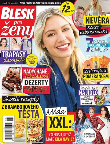 Obálka e-magazínu Blesk pro ženy 30.1.2017