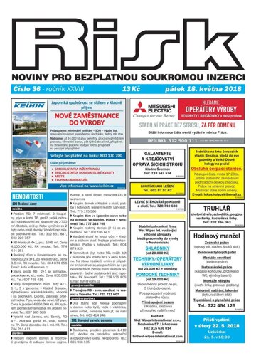 Obálka e-magazínu Risk 36/2018