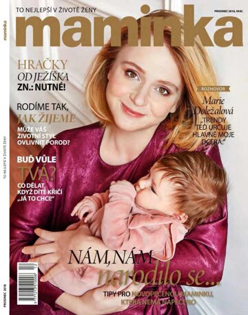 Obálka e-magazínu Maminka 12/2018