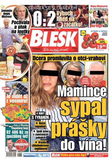 Obálka e-magazínu Blesk 15.7.2019