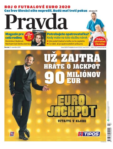 Obálka e-magazínu Pravda 21. 11. 2019