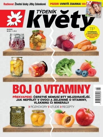 Obálka e-magazínu Týdeník Květy 25/2020