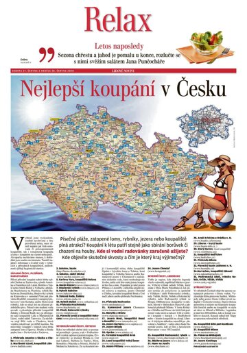 Obálka e-magazínu LN+ Čechy - 27.6.2020