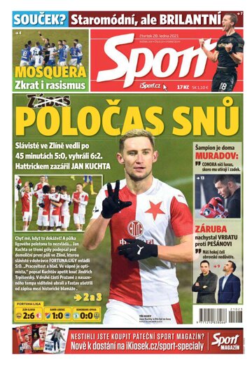 Obálka e-magazínu Sport 28.1.2021