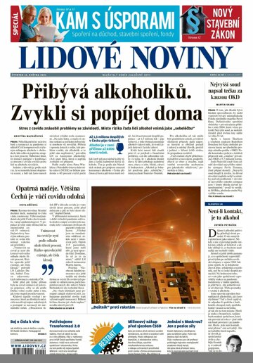 Obálka e-magazínu Lidové noviny 13.5.2021