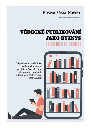 Obálka e-magazínu Hospodářské noviny - příloha 178 - 13.9.2022 Vědecké publikování jako byznys