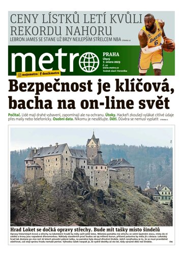 Obálka e-magazínu deník METRO 7.2.2023