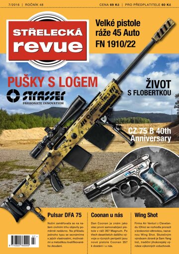 Obálka e-magazínu Střelecká revue 7/2016