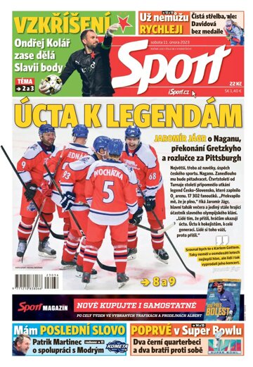 Obálka e-magazínu Sport 11.2.2023