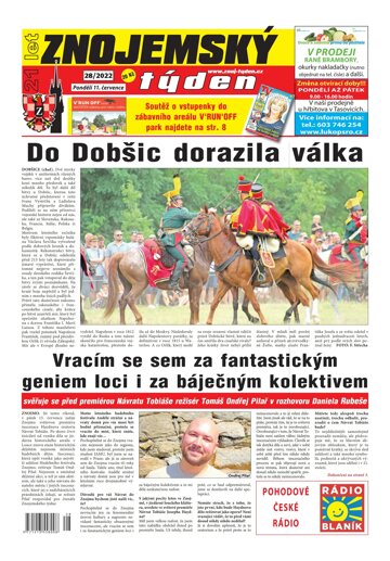 Obálka e-magazínu Znojemský týden 28/2022