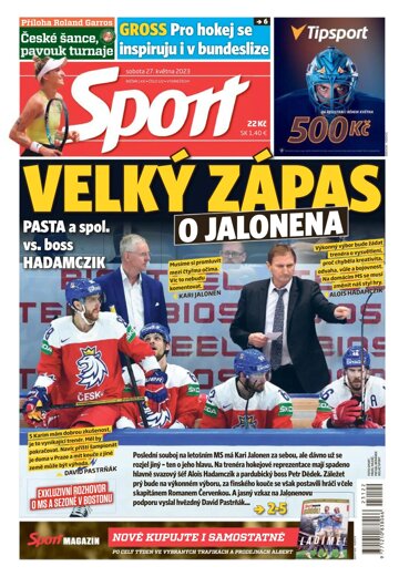 Obálka e-magazínu Sport 27.5.2023