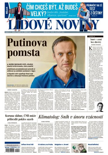 Obálka e-magazínu Lidové noviny 17.2.2024