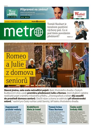 Obálka e-magazínu deník METRO 2.5.2024