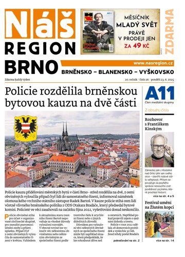 Obálka e-magazínu Náš Region - Brno 26/2025