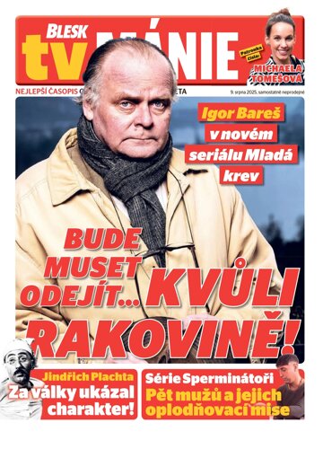 Obálka e-magazínu Blesk Tv manie 9.8.2025