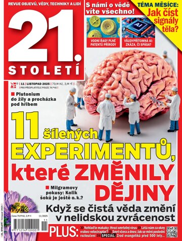 Obálka e-magazínu 21. století 11/2025