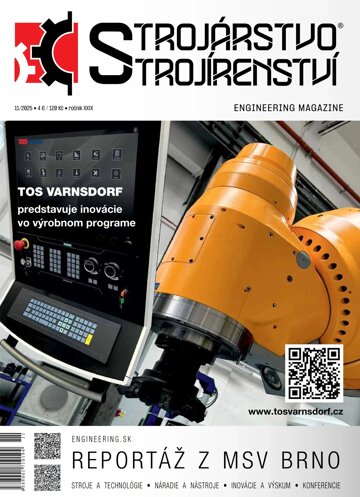 Obálka e-magazínu STROJÁRSTVO/STROJÍRENSTVÍ 11/2025