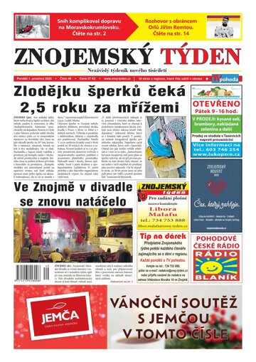 Obálka e-magazínu Znojemský týden 49/2025