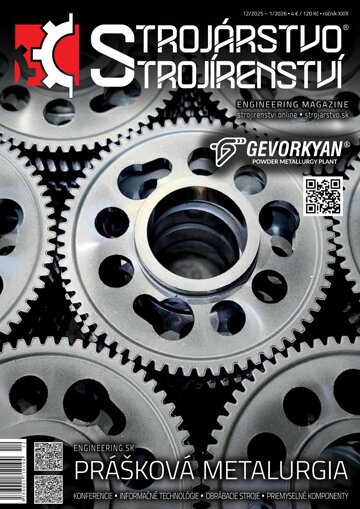 Obálka e-magazínu STROJÁRSTVO/STROJÍRENSTVÍ