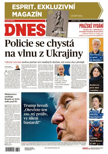 Obálka e-magazínu MF Dnes 8.4.2026