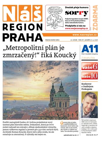 Obálka e-magazínu Náš Region - Praha 18/2026