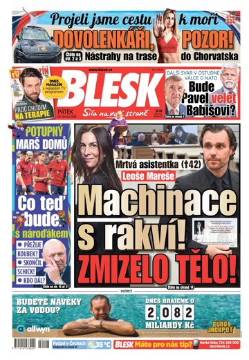 Obálka e-magazínu Blesk 26.6.2026