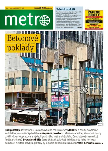 Obálka e-magazínu deník METRO 4.8.2026