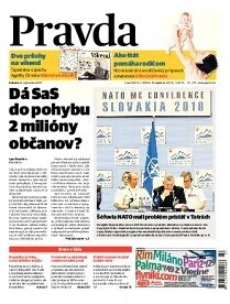 Obálka e-magazínu Pravda 18.9.2010