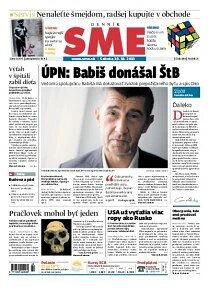 Obálka e-magazínu SME 19.10.2013