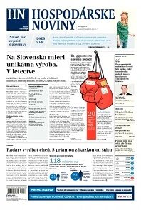 Obálka e-magazínu Hospodárske noviny 19.05.2014