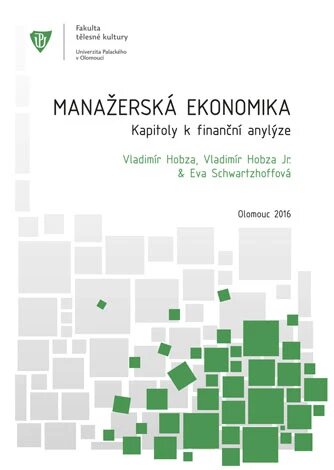 Obálka knihy Manažerská ekonomika. Kapitoly k finanční analýze.