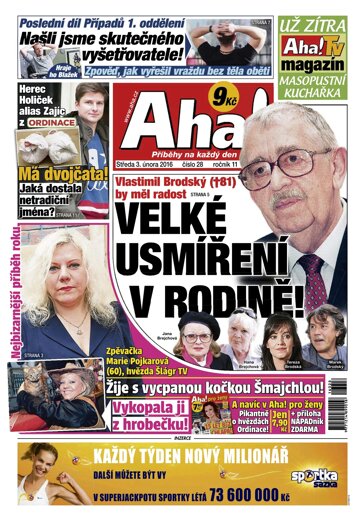 Obálka e-magazínu AHA! 3.2.2016