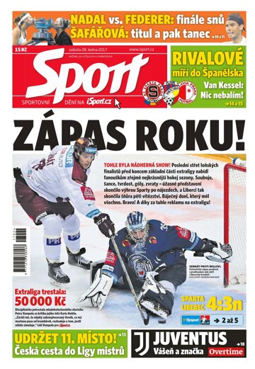 Obálka e-magazínu Sport 28.1.2017
