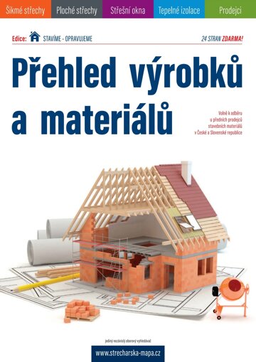 Obálka e-magazínu Přehled výrobků a materiálů 2017