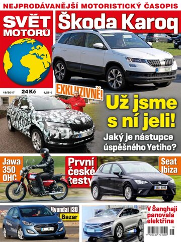 Obálka e-magazínu Svět motorů 2.5.2017