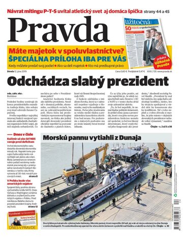 Obálka e-magazínu Pravda 12. 6. 2019