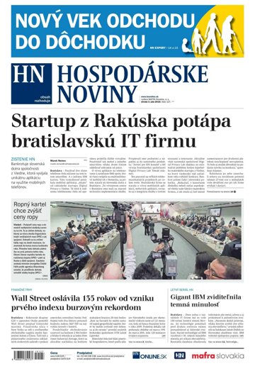 Obálka e-magazínu Hospodárske noviny 03.07.2019