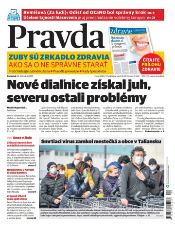Obálka e-magazínu Pravda 24. 2. 2020
