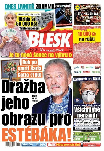 Obálka e-magazínu Blesk 5.10.2020