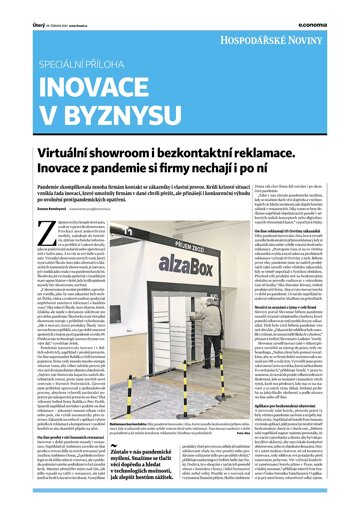 Obálka e-magazínu Hospodářské noviny - příloha 125 - 29.6.2021 Inovace v byznysu