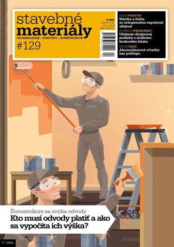 Obálka e-magazínu Stavebné materiály 4/2022