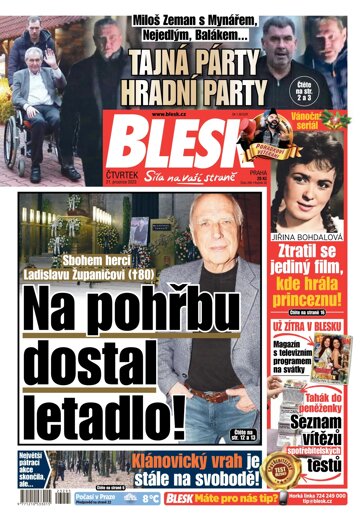 Obálka e-magazínu Blesk 21.12.2023